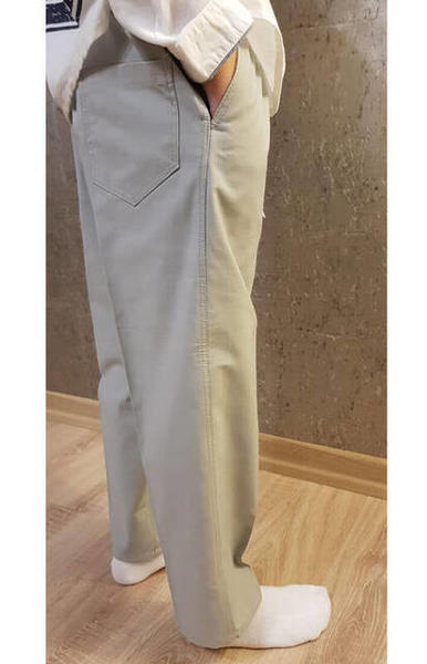 Gri Çocuk Şalvar Pantolon - Hac Umre Kıyafeti