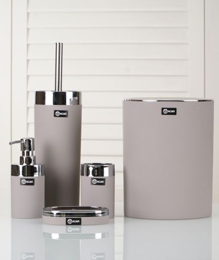 5Li Akrilik Banyo Seti - Silver