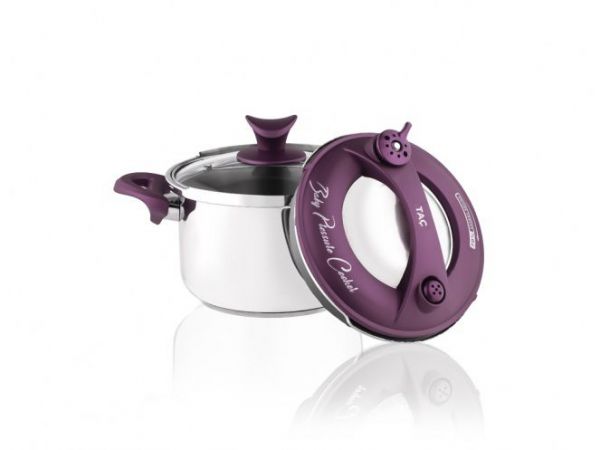 Bayev | Taç Baby Mor Düdüklü Tencere 2,5 Lt