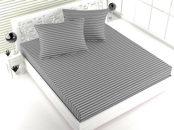 Çift Kişililik Çizgili Çarşaf Takımı