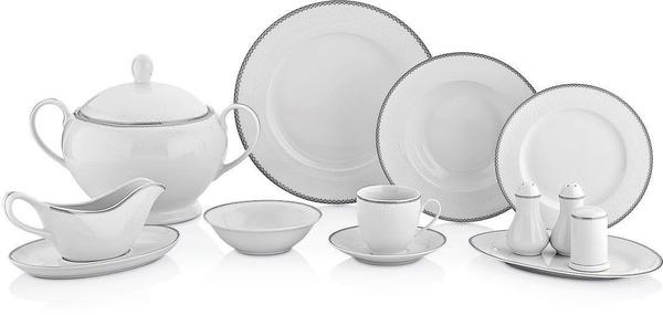 Neva Prestige 85 Parça Porselen Yemek Takımı | 12 Kişilik | N2346