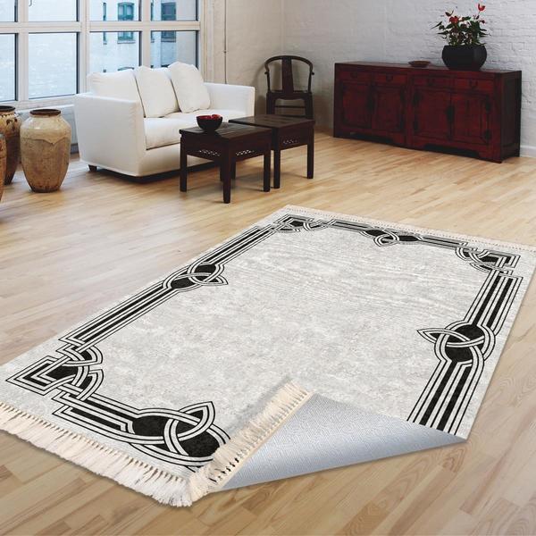 Milano Yıkanabilir Dekoratif Halı Kaymaz Taban | 8mm | MLN-DOT-HT236