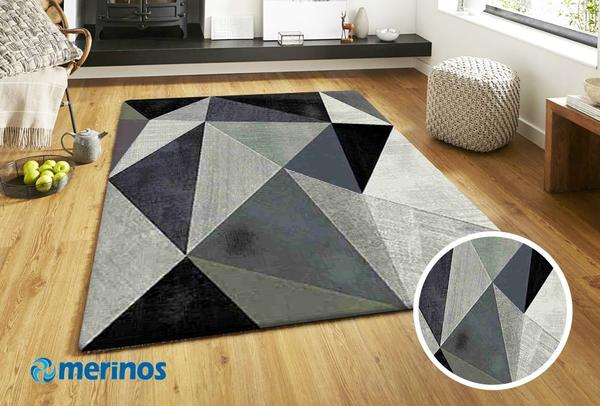 Merinos Belis Essence Üçgen Desenli Halı | Renkli | 21803-96-Multi