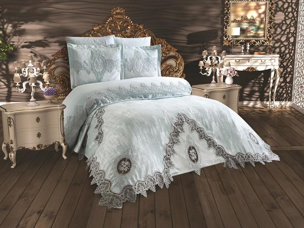 French Laced Dilara Bridal Set Water Green