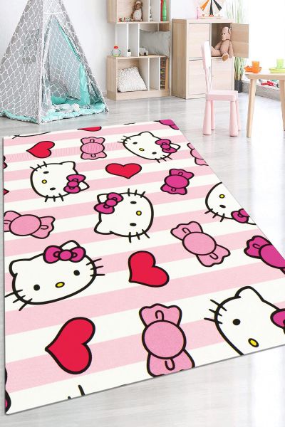 Birkilim Yıkanabilir Dekoratif Halı İpeksi Kaymaz Taban | MLN-IP-HP-655