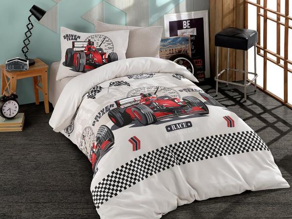 Ensemble housse de couette simple Formula Gris