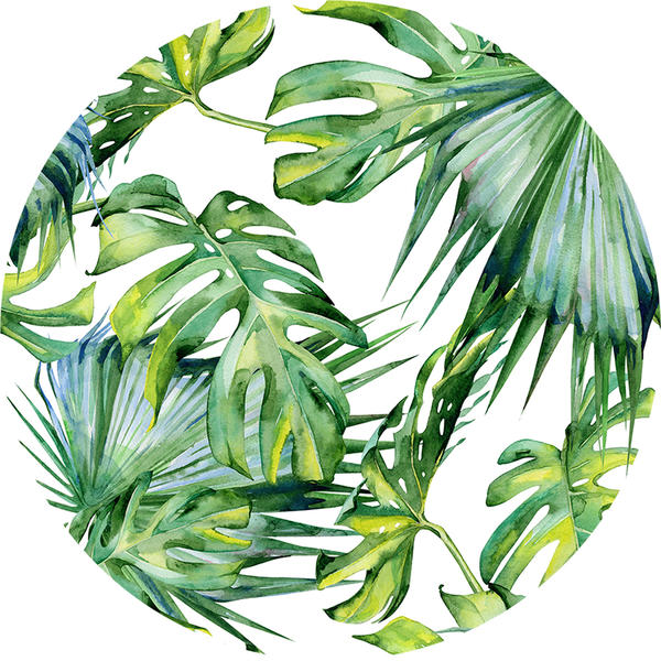 سجادة أرضية مستديرة من الجلد غير قابلة للانزلاق قابلة للغسل من كوزي هوم 6450100x100