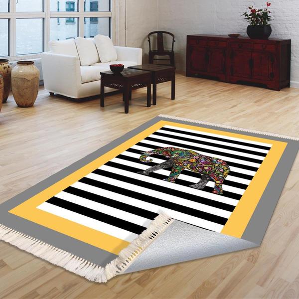 Milano Yıkanabilir Dekoratif Halı Kaymaz Taban | 8mm | MLN-HS533-1