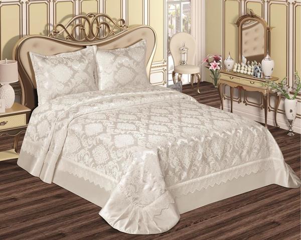 Trend Home Collection Pelin Yatak Örtüsü Takımı | 3 Parça | Kahverengi