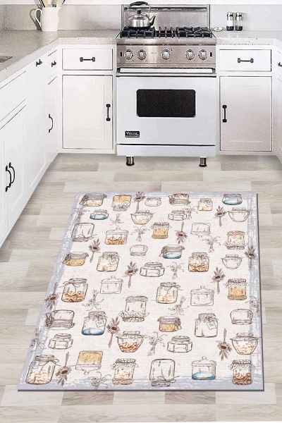 Birkilim Yıkanabilir İpeksi Kaymaz Taban Mutfak Halısı | MLN-IP-HT-301