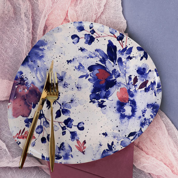 Assiette de Service Mimoza Red Trior 30 Cm | Keramika