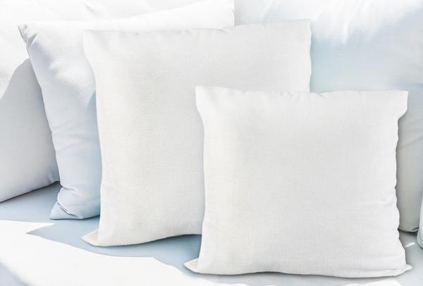 THC Dekoratif Yastık Kılıfı | 2 Parça | Beyaz | THC-0012