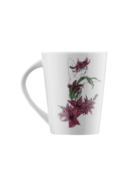 Kütahya Porselen Kadınlarım Serisi 9441 Desen Mug Bardak