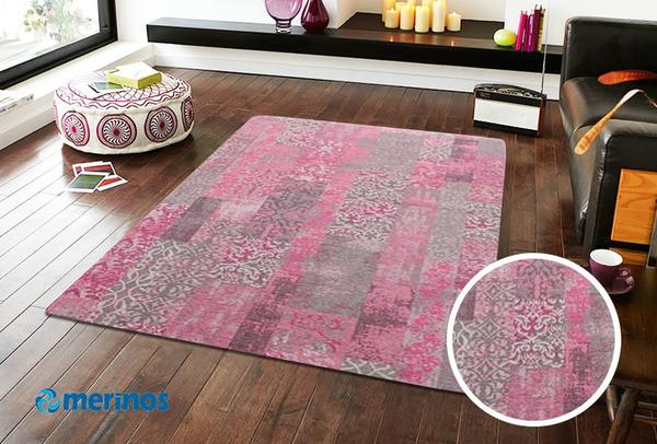 Merinos Marakesh Highlight Halı - Pembe