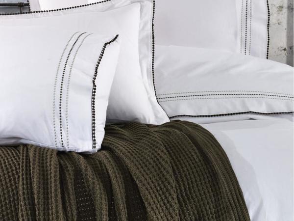 Lama Lüks Nakışlı Gelin Seti 7 Parça Koyu Yeşil