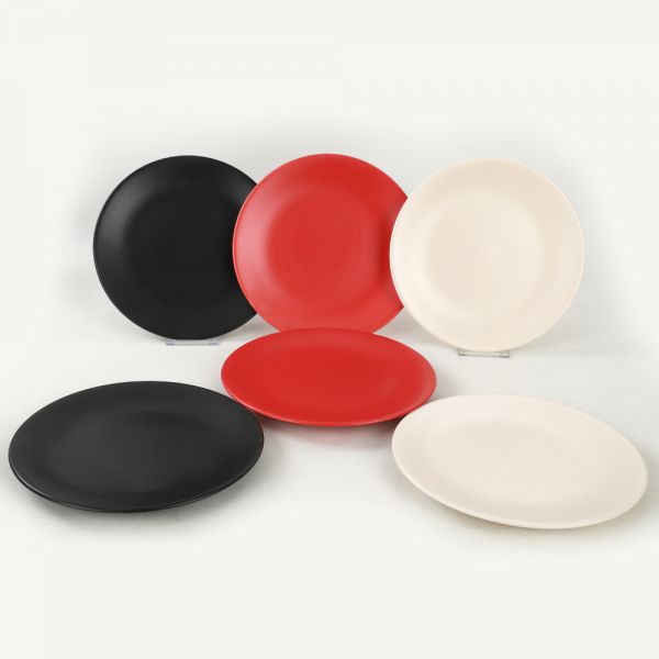 Noble Matte Ege Servis Tabağı 25 Cm 6 Adet 950-956-975 | Keramika