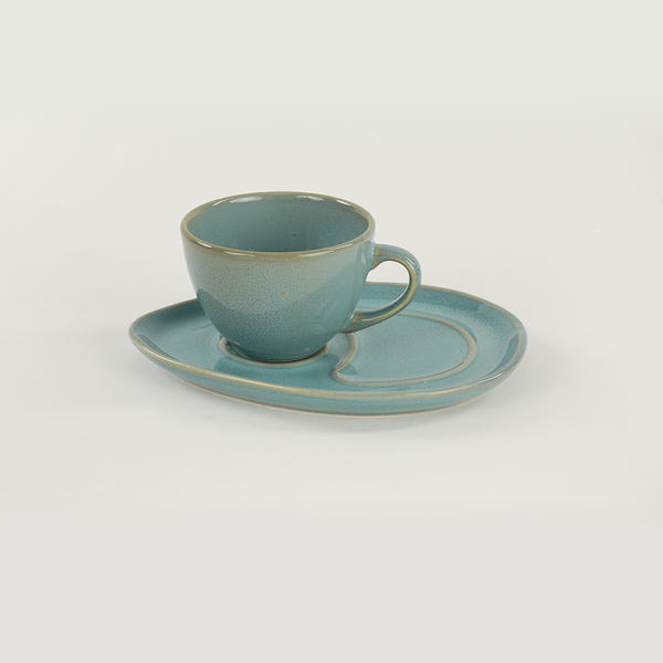 Ensemble de présentation Ocean Drip Coffee 4 pièces pour 2 personnes | Keramika