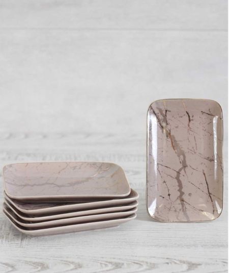 Porselen Kayik Tabak