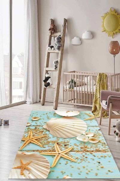 Birkilim Yıkanabilir İpeksi Kaymaz Taban Çocuk Odası Halısı | MLN-IP-HT-1153