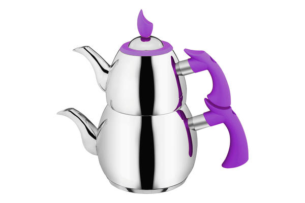 Bayev | Aksu Yeni Dem Büyük Boy Mor Çaydanlık