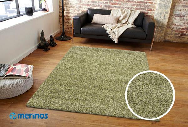 Merinos Shaggy Plus Halı | Yeşil | 965-Gruen