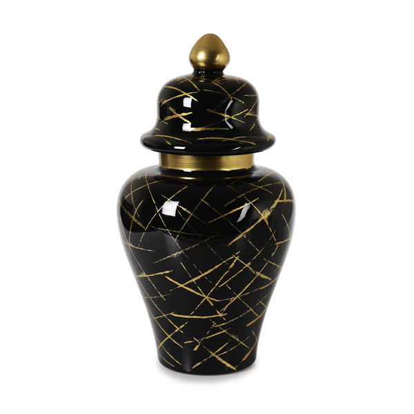 SAH VAZO NO:4 SIYAH GOLD LINE-44 CM |IPEK-HTC034