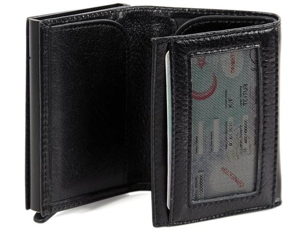 Grace Gold Automatic Leather Wallet Card Holder