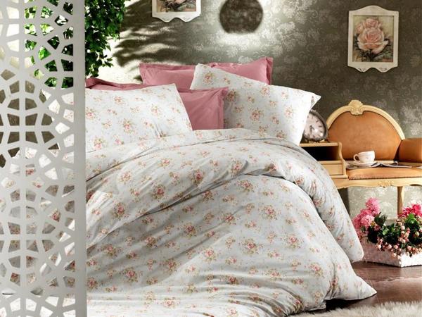 Mimoza Çift Kişilik Nevresim Takımı Mint