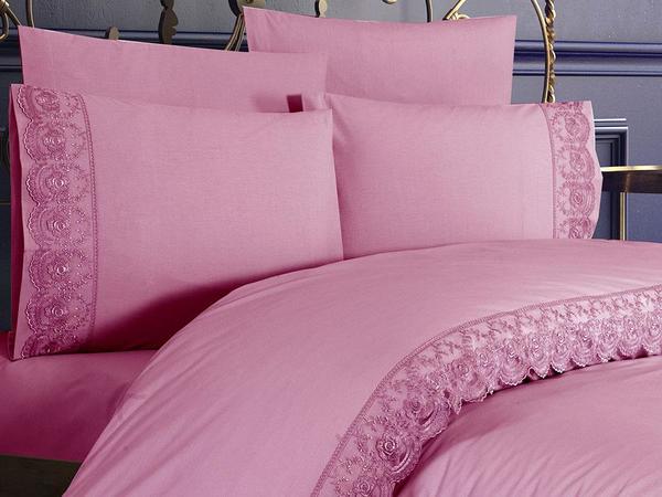 طقم غطاء لحاف دوري الفرنسي لاسي كيور مكون من 6 قطع بودرة