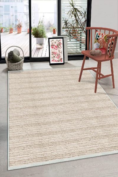 Birkilim Yıkanabilir Dekoratif Halı İpeksi Kaymaz Taban | MLN-IP-HS-217