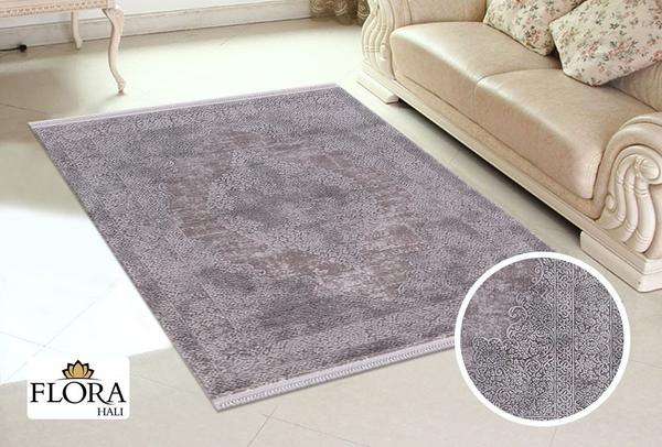 Flora Aysil Collection Halı | Koyu Gri | F-1716A-Dark-Grey