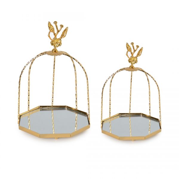 İpek | 2 Boy Petek Kafes Sunumluk 15-25 Cm | K0301G