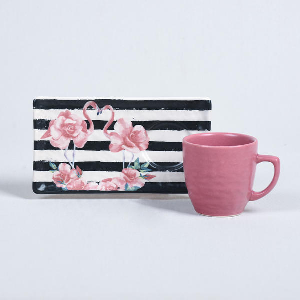 Flamingo Kahve Sunum Seti 2 Kişilik - 18311 | Keramika