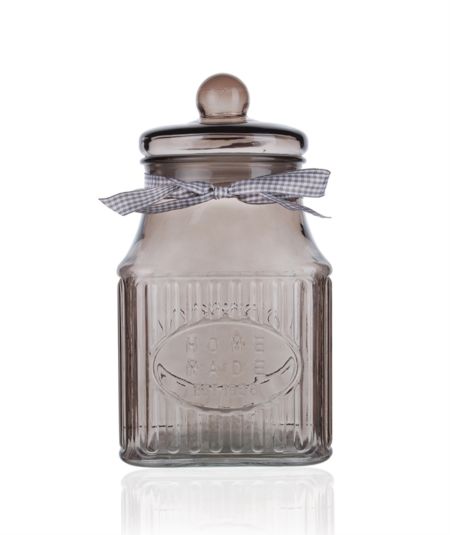 Acar | Kapaklı Dikdörtgen Cam Kavanoz 15,7 X 25,5 Cm