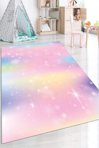 Birkilim Yıkanabilir Dekoratif Halı İpeksi Kaymaz Taban | MLN-IP-HP-609