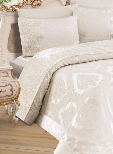 French Laced Dowry Pique Set Almira Cream