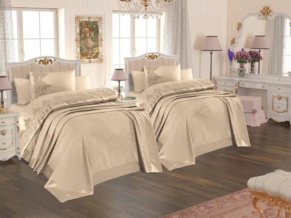 Carmen Fransız Güpürlü Tek Kişilik Pike Takımı