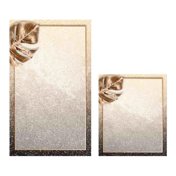 Soley Sparkle Djt. 2-teiliges Badematten-Set Schrankset 0671 01