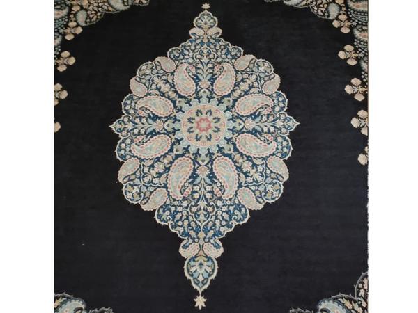 Kaymaz Taban Dijital Baskı Kadife Halı Belle Siyah 200x300 cm