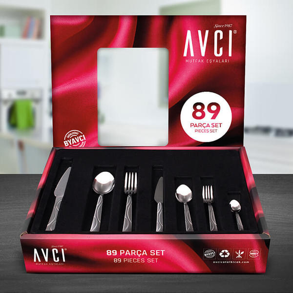 Ay Işığı 89 Parça Çatal Kaşık Bıçak Takımı