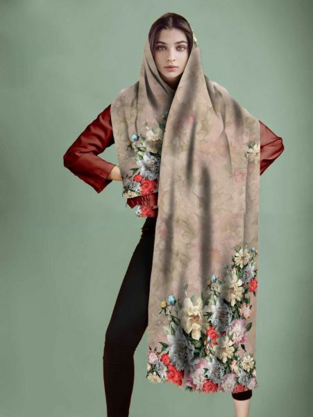 Dekonaz | Desenli Modern Tasarımlı Bayan Eşarp | DKNZ-13116