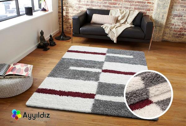 Ayyildiz Gala Shaggy Halı 100% PP Shaggy 30mm 2100gr | Kırmızı | 2505Red