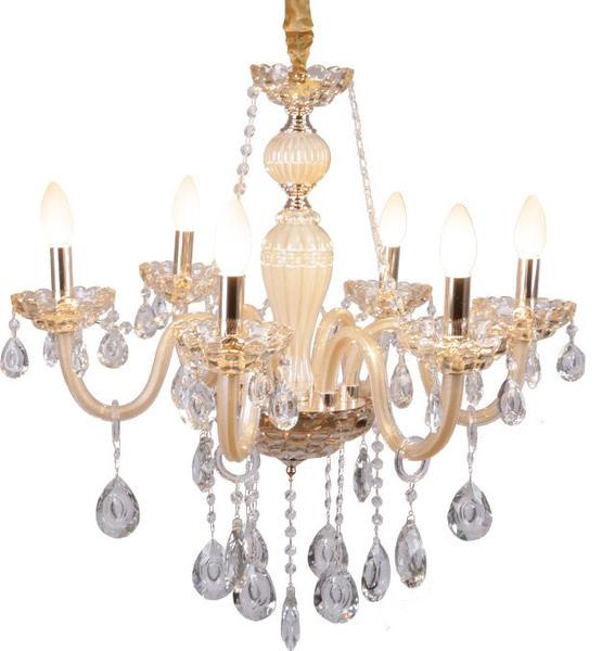 Almina 6 Kollu Led Avize | Krom | 60x40cm | SA03-6-CPG