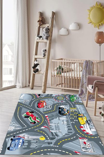 Birkilim Yıkanabilir Dekoratif Halı İpeksi Kaymaz Taban | MLN-IP-HP-795