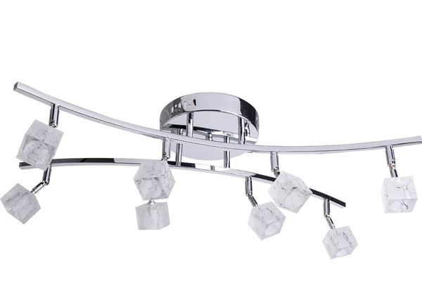 Dekonaz Avize Tavan Lambası 72x16cm | Kristal | By-6702kr-8