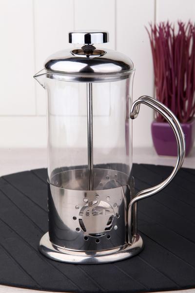 Glas bedeckt mit Stahl Lüx 350ml French Press