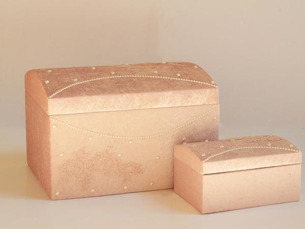 Fransız Güpürlü Enjoy 2li Çeyiz Sandığı Pudra