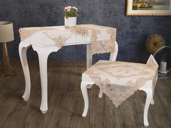 Fransız Crown Salon Takımı 16 Parça Cappucino