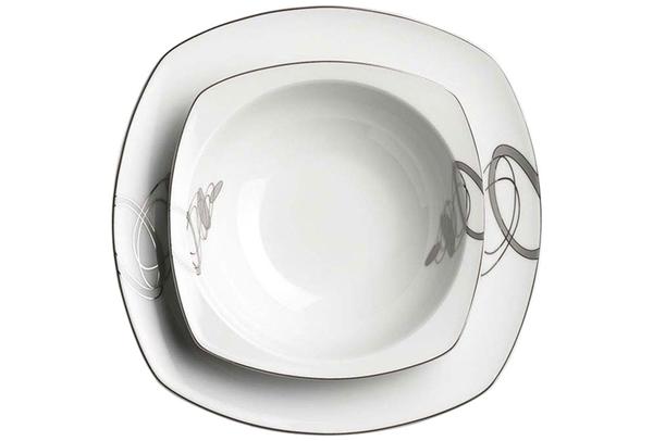 Korkmaz Belinda Collection Yemek Takımı | 86 Parça | 12 Kişilik | Kare | A8101