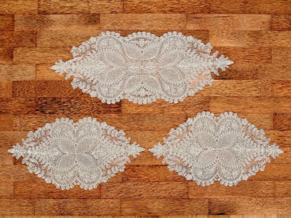 طقم غرفة نوم مطرز فيرنا بلاتينيوم